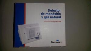 DETECTOR DE MONÓXIDO DE CARBONO Y GAS NATURAL