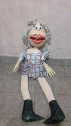 Muñeca ventrilocuo plastico y goma