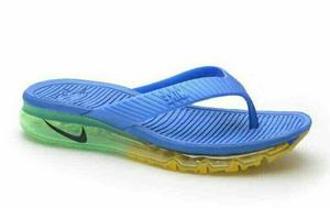 Ojotas Nike Air Max Hombre Azules - Caballito