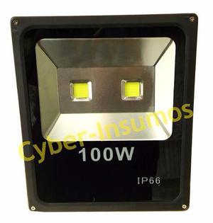 Reflector Led 100w Doble Blanco Exterior 120º 9000lm Clase