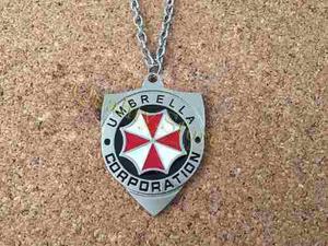 Collar Resident Evil Logo Umbrella Corporation Biohazard