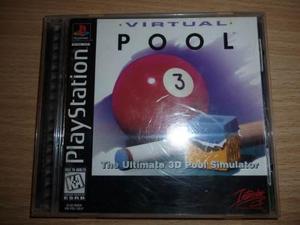 Juego Deporte Playstation 1 Virtual Pool Original
