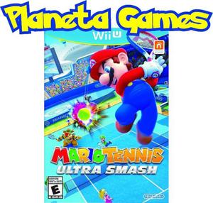 Mario Tennis Ultra Smash Nintendo Wii U Nuevos Caja Cerrada