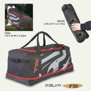 Bolso Arquero De Hockey Tk T5 Ruedas Base Plegable Arquera