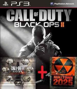 Call Of Duty Black Ops 2 + Revolution + Nuketown Multipl Psn