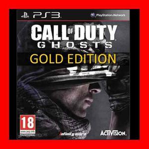 Call Of Duty Ghost Gold Edition Ps3