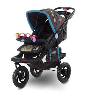 Coche Jogger Alpha Bebesit Super Acolchado Bandeja Bb Feliz