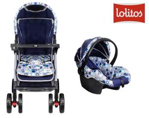 Cochecito Bebe C/ Huevito Lolitos Azul Envios Gratis