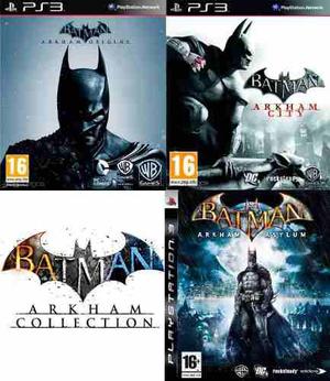 Combox3 Batman Arkham Origins+ City+ Asylum + Regalo Ps3