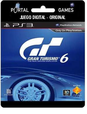 Gran Turismo 6 Para Ps3 + 15% Off