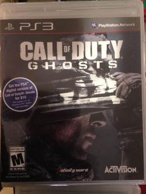 Juego Fisico De Ps3 - Call Of Duty Ghosts Nuevo Sellado