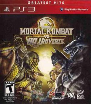 Mortal Kombat Vs Dc Universe Ps3 Fisico Sellado - Warp Zone*