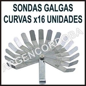 SONDAS - GALGAS - CURVAS 16 PIEZAS