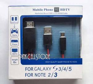 Cable Hdtv Hdmi Samsung Galaxy S3 / S4 / S5 / Note 2 /note 3