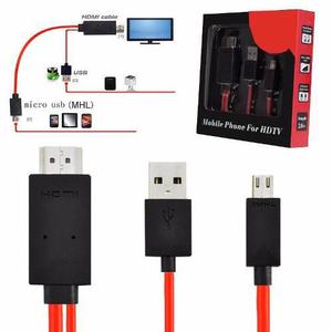 Cable Mhl Micro Usb A Hdmi Hdtv 1080p Samsung Galaxy S Note