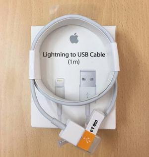 Cable Usb Lightning Iphone 7 Plus 6 5 Caja Sellada Original