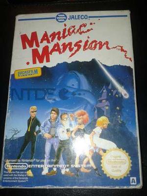 Maniac Mansion Nintendo - N E S P A L - Detalle ***