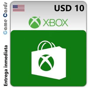 Microsoft Xbox Live Usa 10 Usd Cuotas Envío Inmediato -gcar