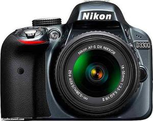 Nikon D3300 Kit 18-55 24 Mp + Sd 16gb Clase 10 Sup.d3200