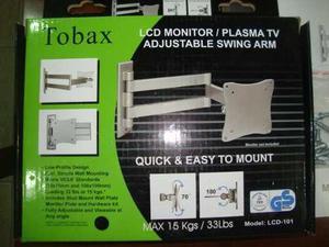 Soporte Tv Led Tobax Lcd-101 13-42' 15kg /33 Libras Nuevo.-