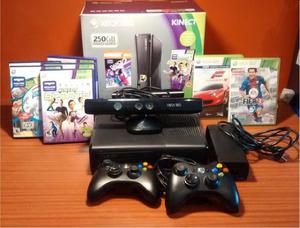 Xbox 360 Live + Kinect + 2 Joy + Juegos! Ofertón!!