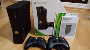 Xbox 360 Slim 4gb Flasheada 2 Joysticks Y Juegos