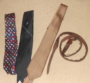 corbatas y cinturon