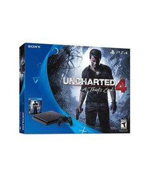 Consola Ps4 Slim Mod 2015a + Uncharted Fisico Xstation
