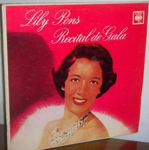 Disco de Vinilo - LP - LILY PONS