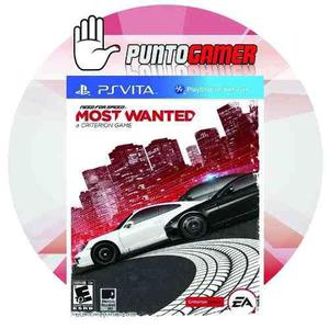 Most Wanted Ps Vita Puntogamer
