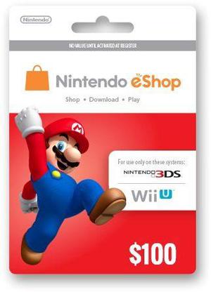 Tarjeta Nintendo Eshop $100 Usa Usd