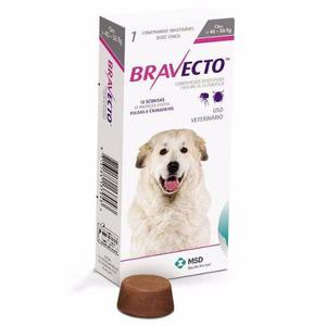 Bravecto 40 A 56 Kg Pastilla Antipulgas Comprimido Perros