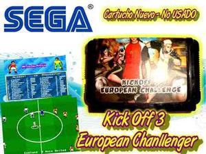 Cartucho Sega Kick Off 3 Futbol Nuievo No Usado Rosario