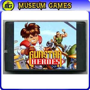 Gunstar Heroes Cartucho Sega 16 Bits -local-cap-museum Games