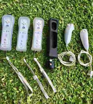 Lote De Wii Remote, Nunchuck Original Para Nintendo Wii