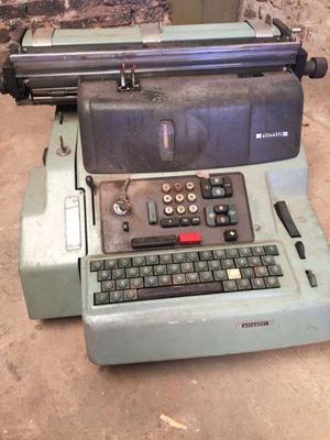 Maquina de escribir-Registradora Olivetti Antigüedad