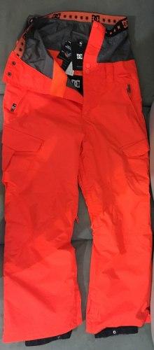 Pantalon Snowboard Dc 10k Naranja Hombre Talle S