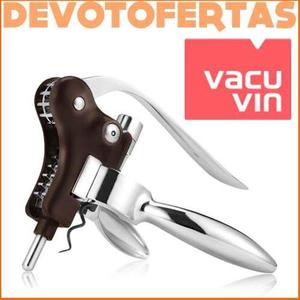 Sacacorcho De Vino A Palanca Vacuvin Original Acero Inox