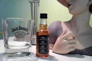 Vaso De Whisky Jack Daniel´s + Miniatura