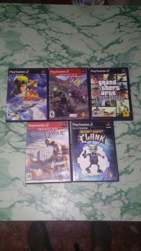 5 Juegos Originales P/ Playstation 2