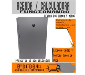 Agenda organizador y calculadora (BOCA RIVER ACOUSTECH)