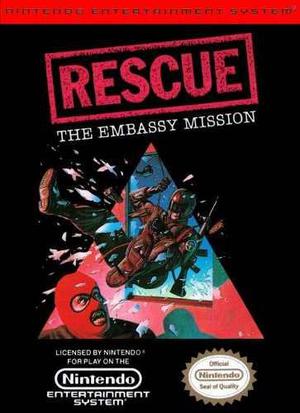Juego Rescue The Embassy Mission Nintendo Nes Único