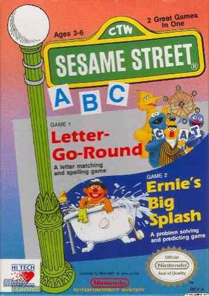 Juego Sesame Street Abc Original Nintendo Nes Palermo Znort