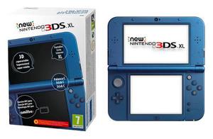 New Nintendo 3ds Xl Azul + Cargador + Todos Los Juegos