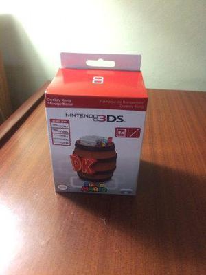 Nintendo Ds. 3ds. Accesorio Barril Dk Para Guardar Juegos.