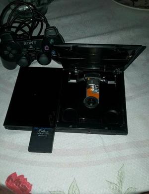 Playstation 2 Original Chipeada Con Memory Card