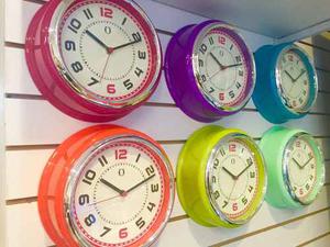 Reloj De Pared Retro Clock -amplia Gama De Colores