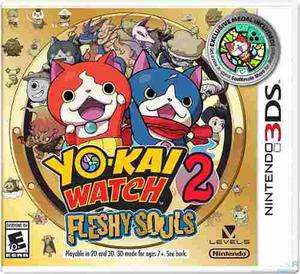 Yo Kai Watch 2 Fleshy Souls 3ds Nuevo Sellado Fisico