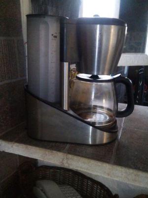 vendo cafetera acero inoxidable grande