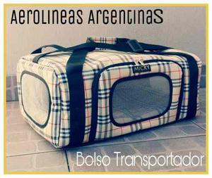 Bolso Trasportadora Cabina De Avion Aerolíneas Argentinas